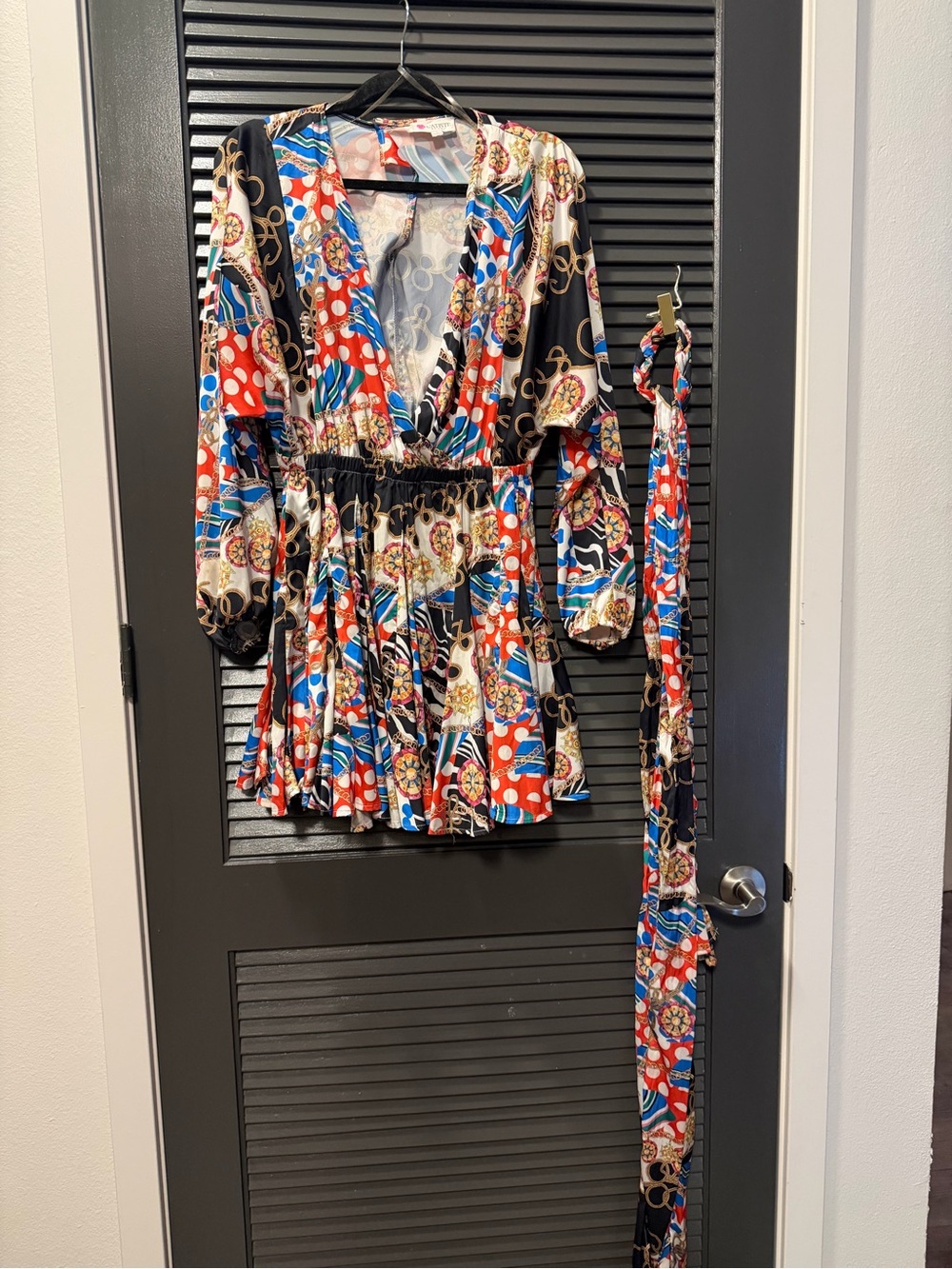 Multi color mini dress